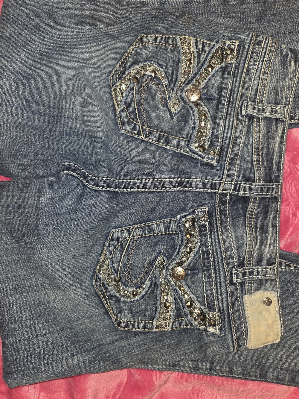 Silver Jeans Women's Boot Cut Mid Blue Denim - Picture 4 of 7